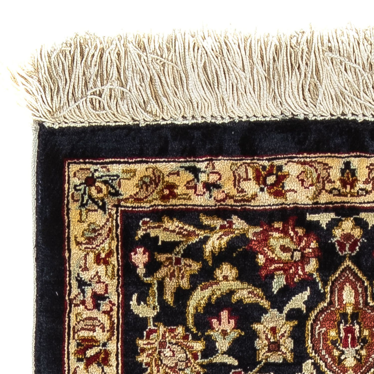 Qom Silk Rug 28x41cm - Persian Rugs