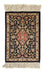Silk Rug - Ghom Silk - Premium - 41 x 28 cm - dark blue