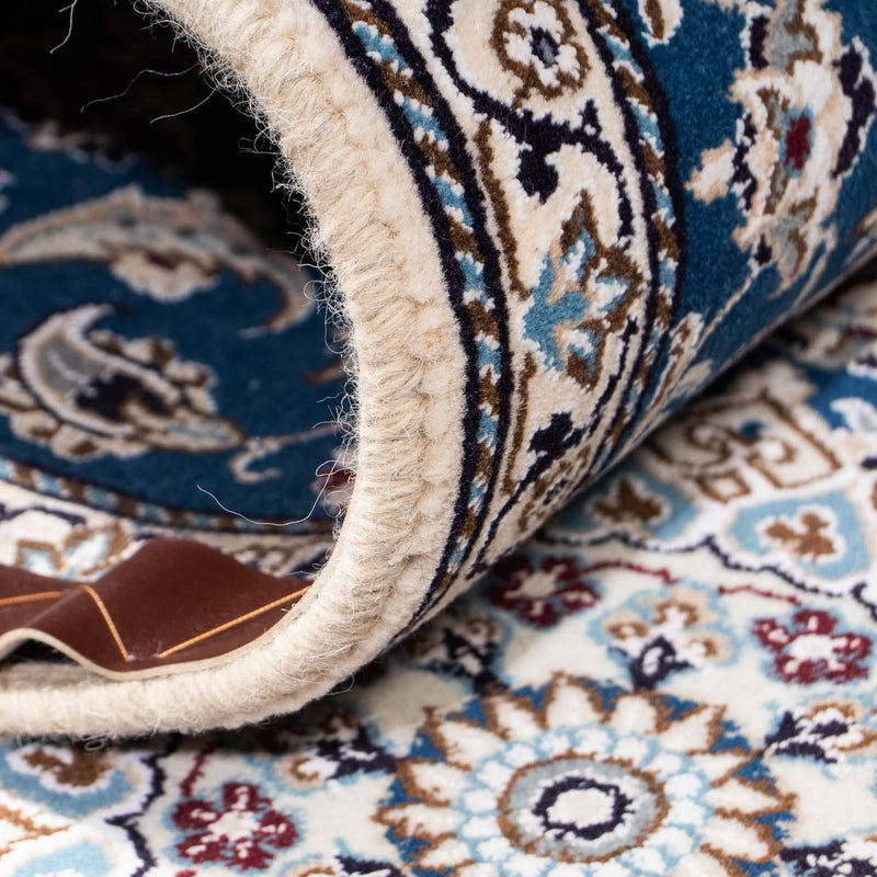 Runner Perser Rug - Nain - Royal - 190 x 62 cm - dark blue