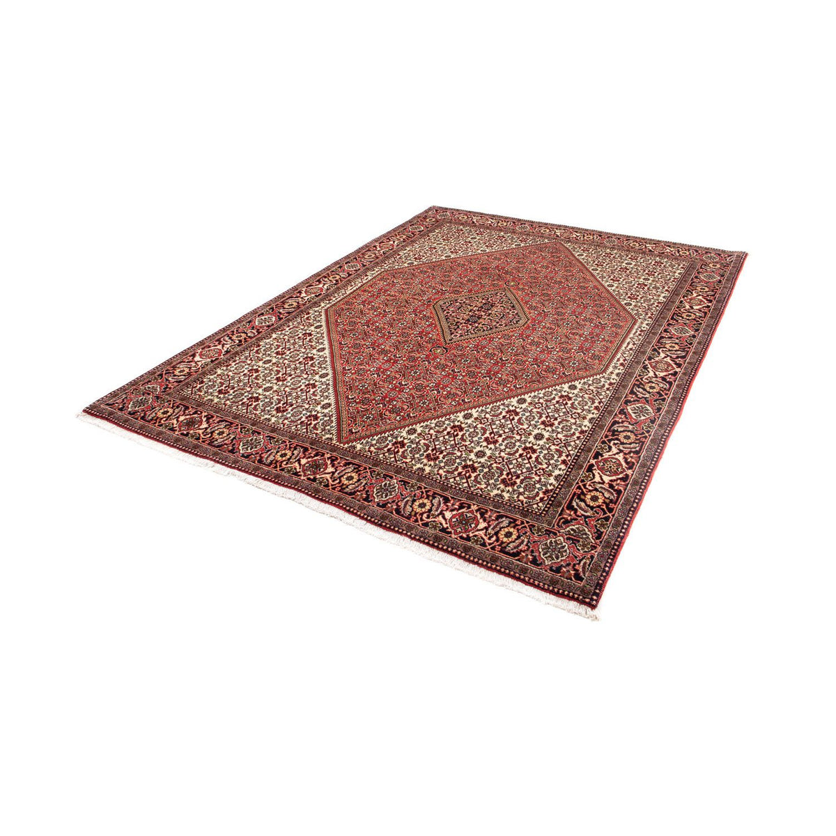 Perser Rug - Bidjar - 242 x 171 cm - dark red