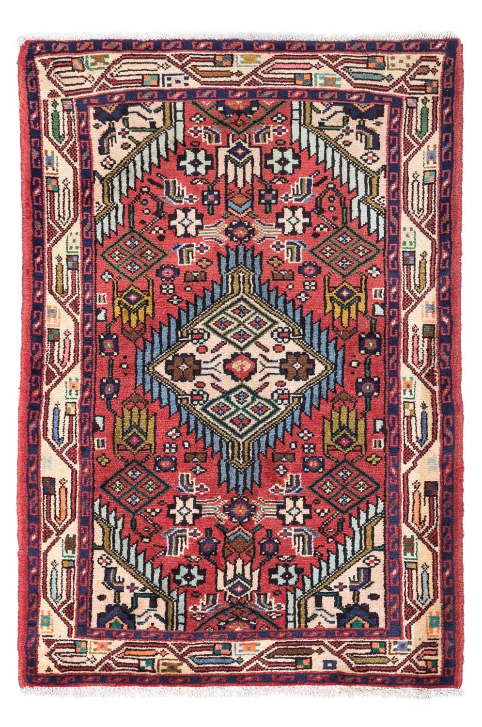 Perser Rug - Nomadic - 125 x 79 cm - red