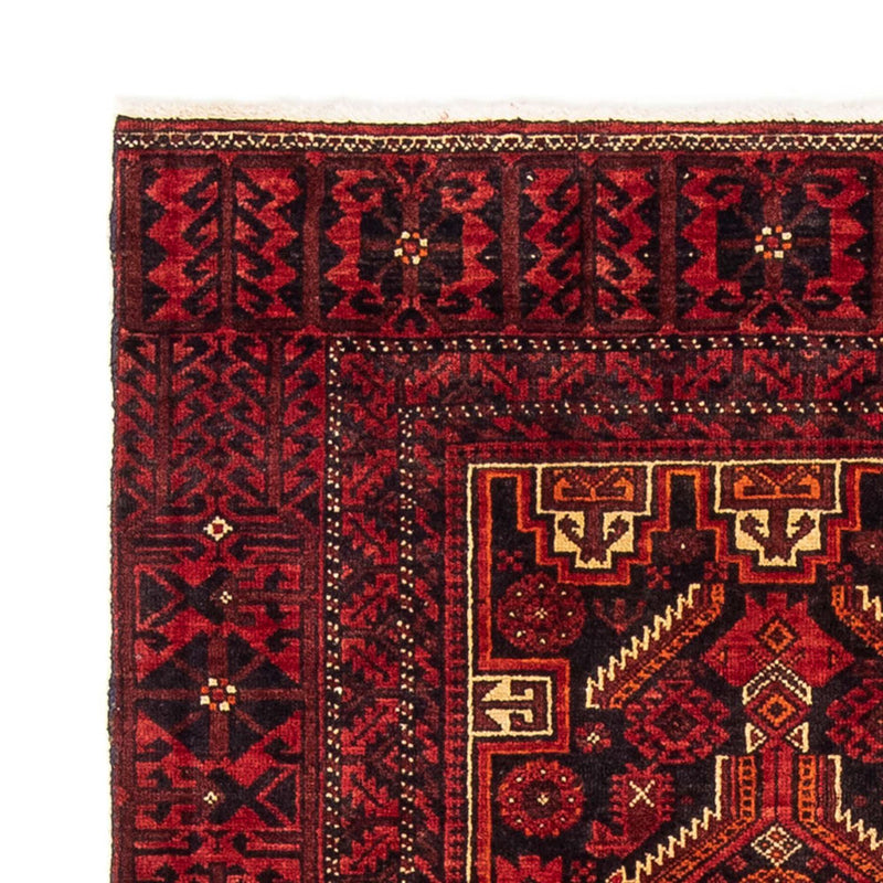 Runner Belutsch Rug - 195 x 89 cm - dark red