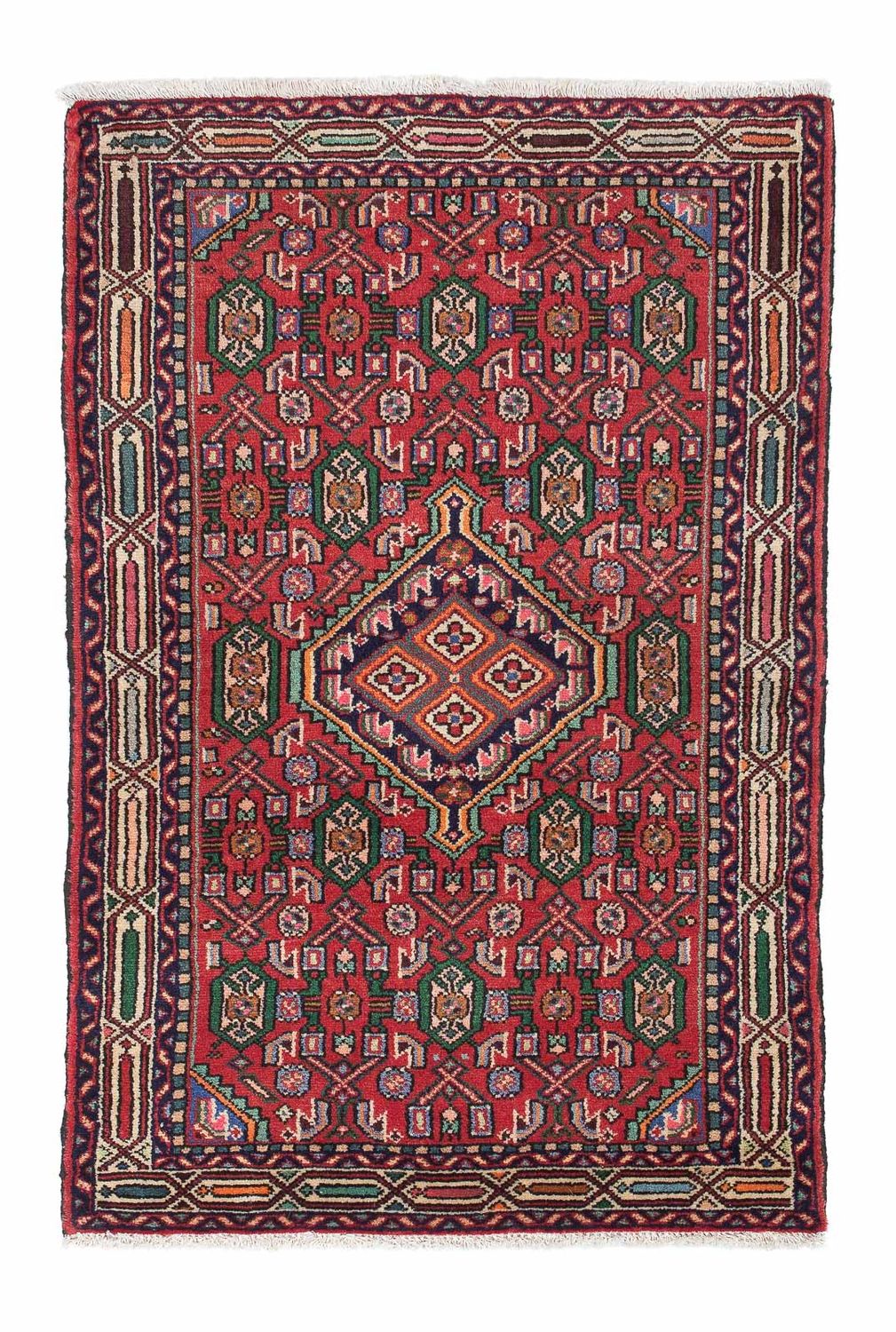 Perser Rug - Nomadic - 128 x 81 cm - red