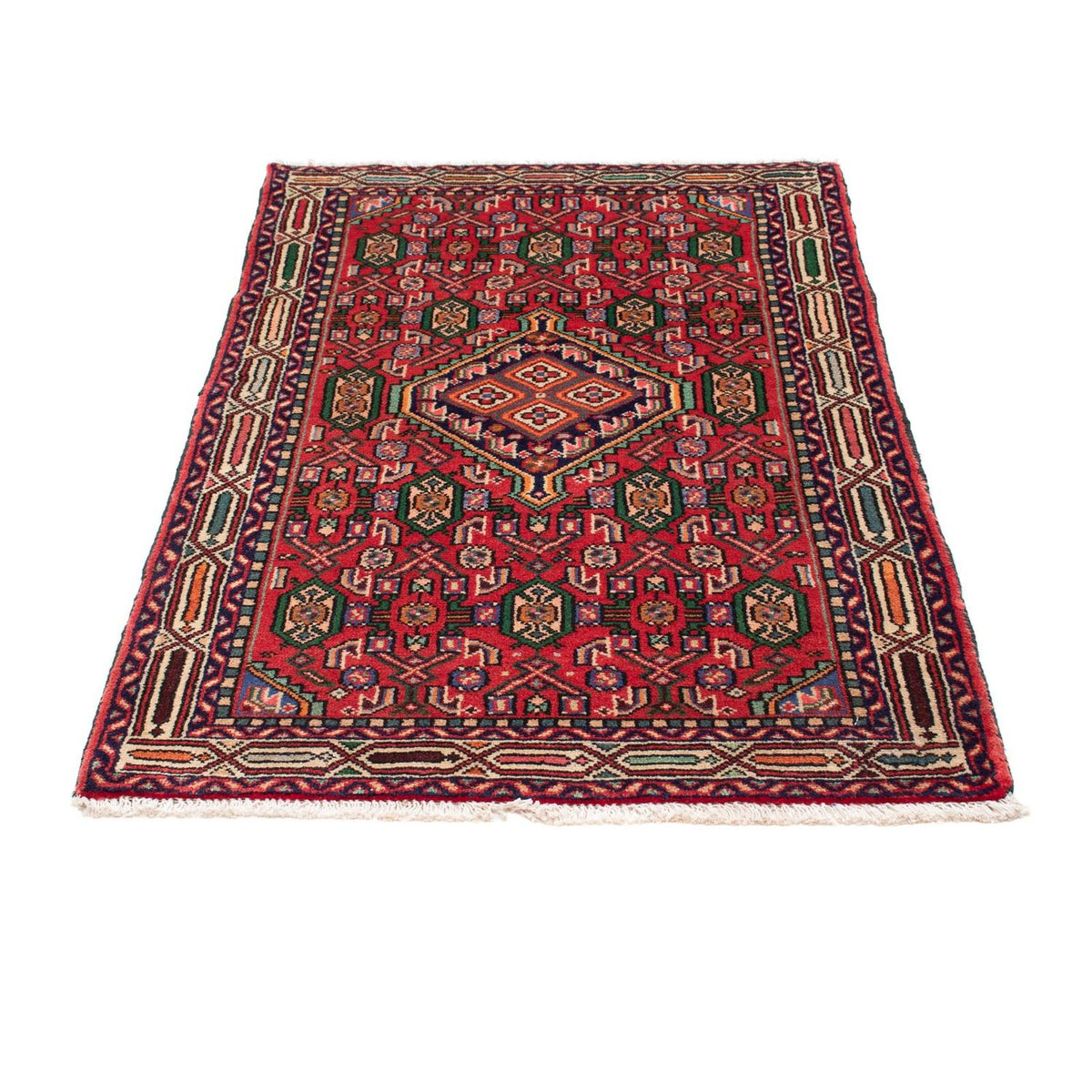 Perser Rug - Nomadic - 128 x 81 cm - red