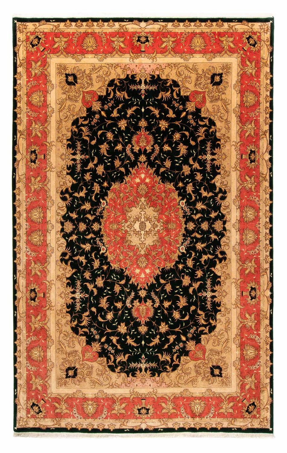 Perser Rug - Tabriz - Royal - 300 x 198 cm - dark blue
