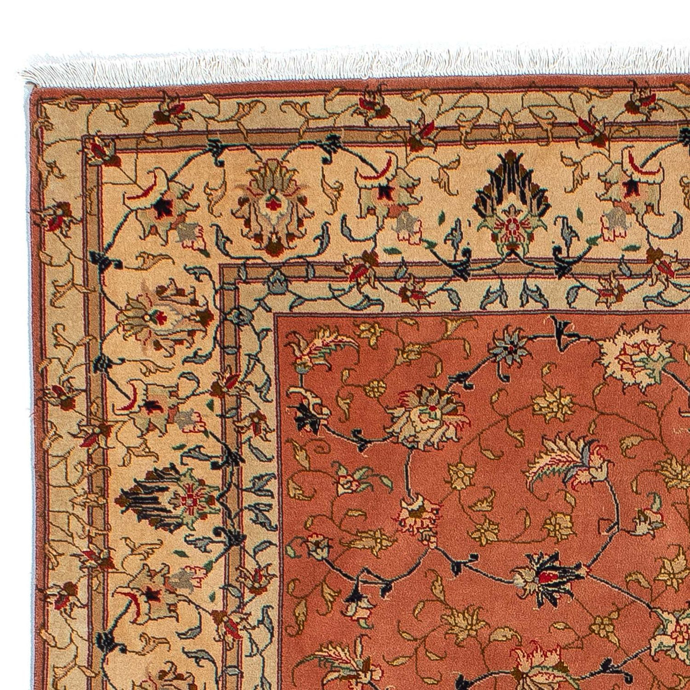 Tabriz - 50 Raj Rug 193x156cm - Persian Rugs