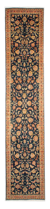 Runner Perser Rug - Tabriz - Royal - 300 x 66 cm - dark blue