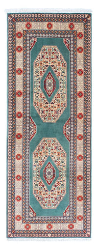 Runner Perser Rug - Tabriz - Royal - 187 x 70 cm - turquoise