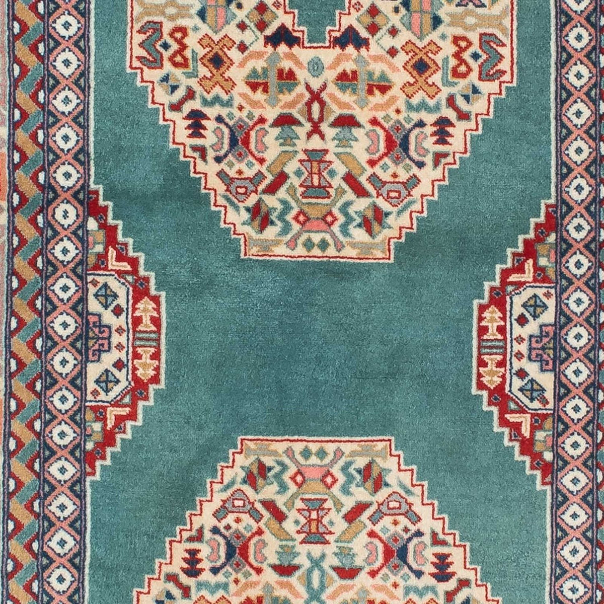 Runner Perser Rug - Tabriz - Royal - 187 x 70 cm - turquoise