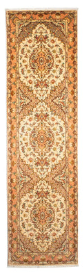 Runner Perser Rug - Tabriz - Royal - 314 x 87 cm - light brown