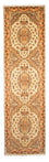 Runner Perser Rug - Tabriz - Royal - 314 x 87 cm - light brown