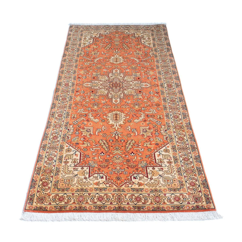 Runner Perser Rug - Tabriz - Royal - 216 x 80 cm - rust