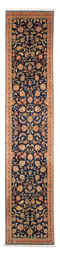 Runner Perser Rug - Tabriz - Royal - 292 x 66 cm - dark blue