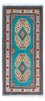 Runner Perser Rug - Tabriz - Royal - 175 x 76 cm - blue