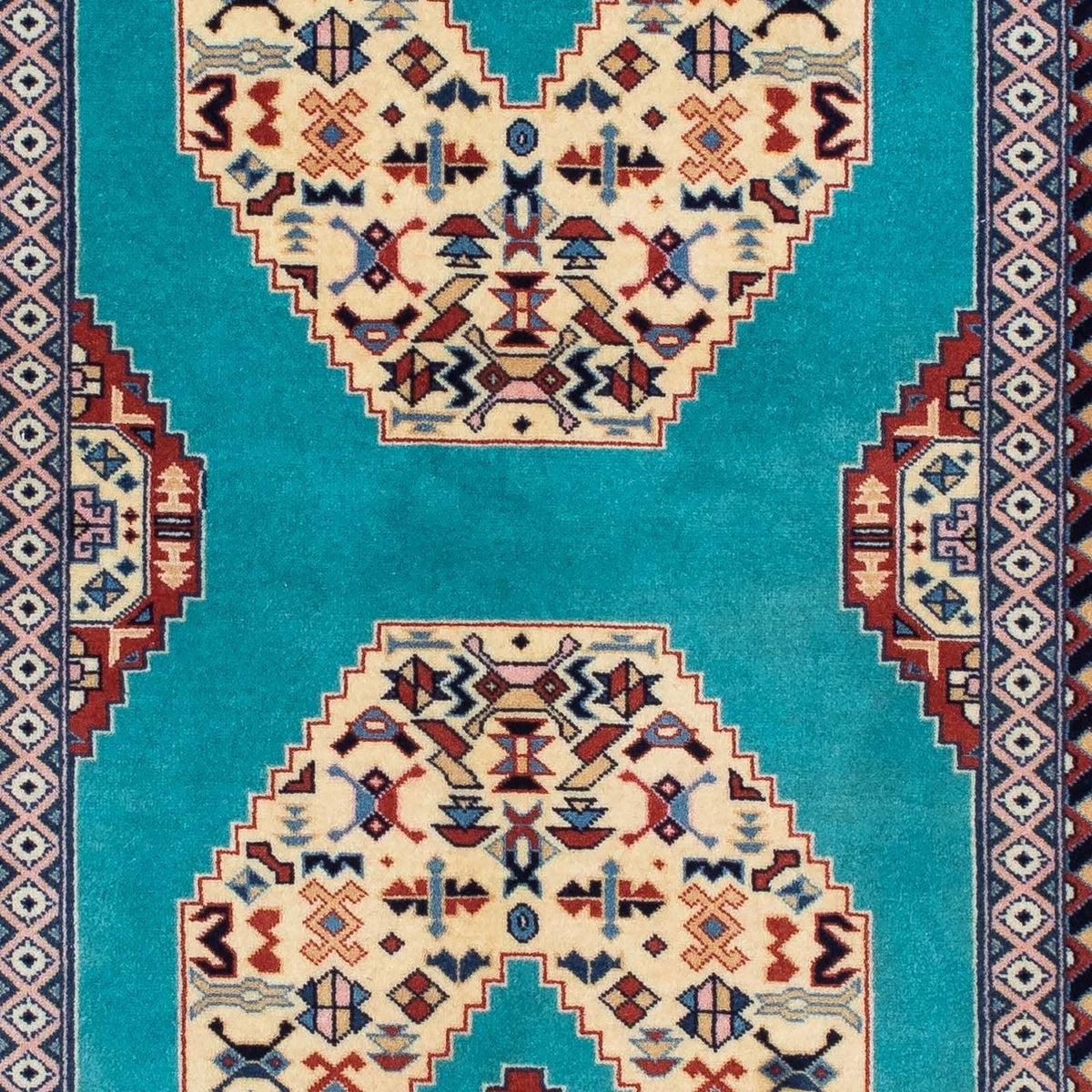 Runner Perser Rug - Tabriz - Royal - 175 x 76 cm - blue