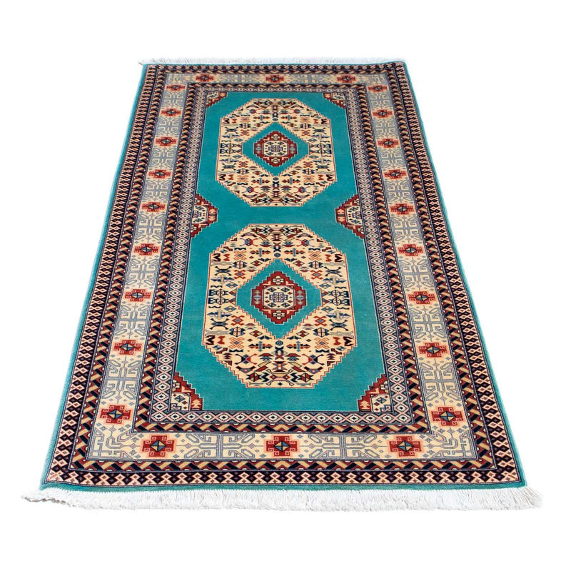 Runner Perser Rug - Tabriz - Royal - 175 x 76 cm - blue