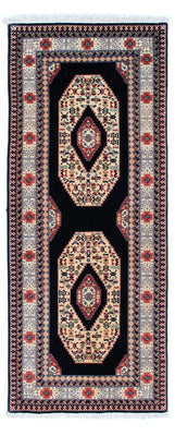 Runner Perser Rug - Tabriz - Royal - 188 x 74 cm - dark blue