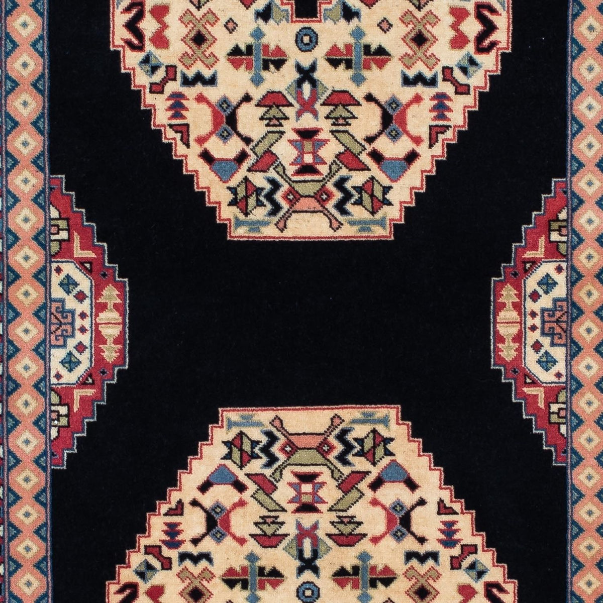 Runner Perser Rug - Tabriz - Royal - 188 x 74 cm - dark blue