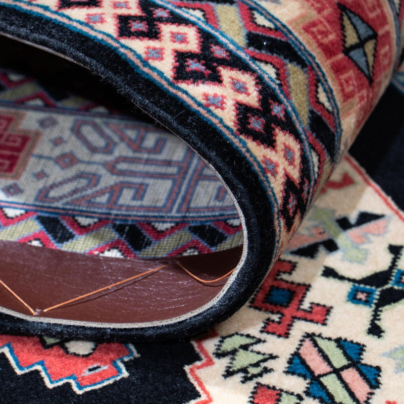 Runner Perser Rug - Tabriz - Royal - 188 x 74 cm - dark blue