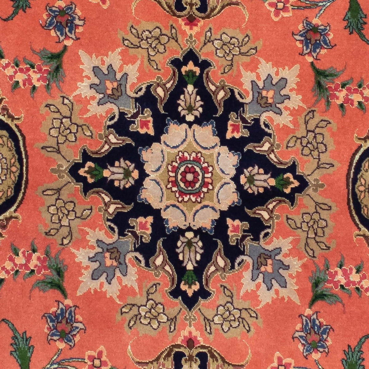 Runner Perser Rug - Tabriz - Royal - 217 x 79 cm - rust