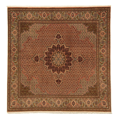 Perser Rug - Tabriz square  - 206 x 206 cm - brown
