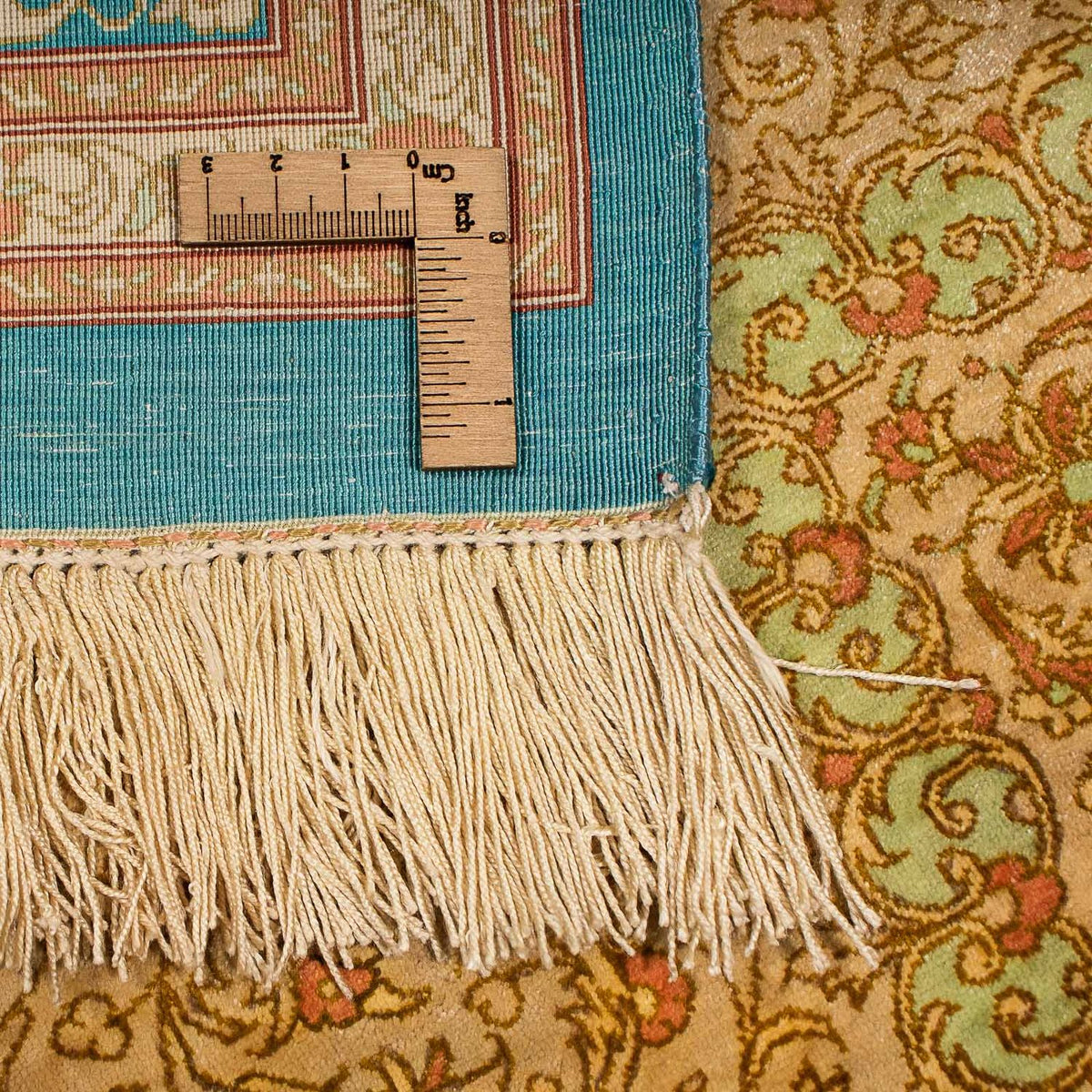 Silk Rug - Ghom Silk - Premium - 188 x 130 cm - beige