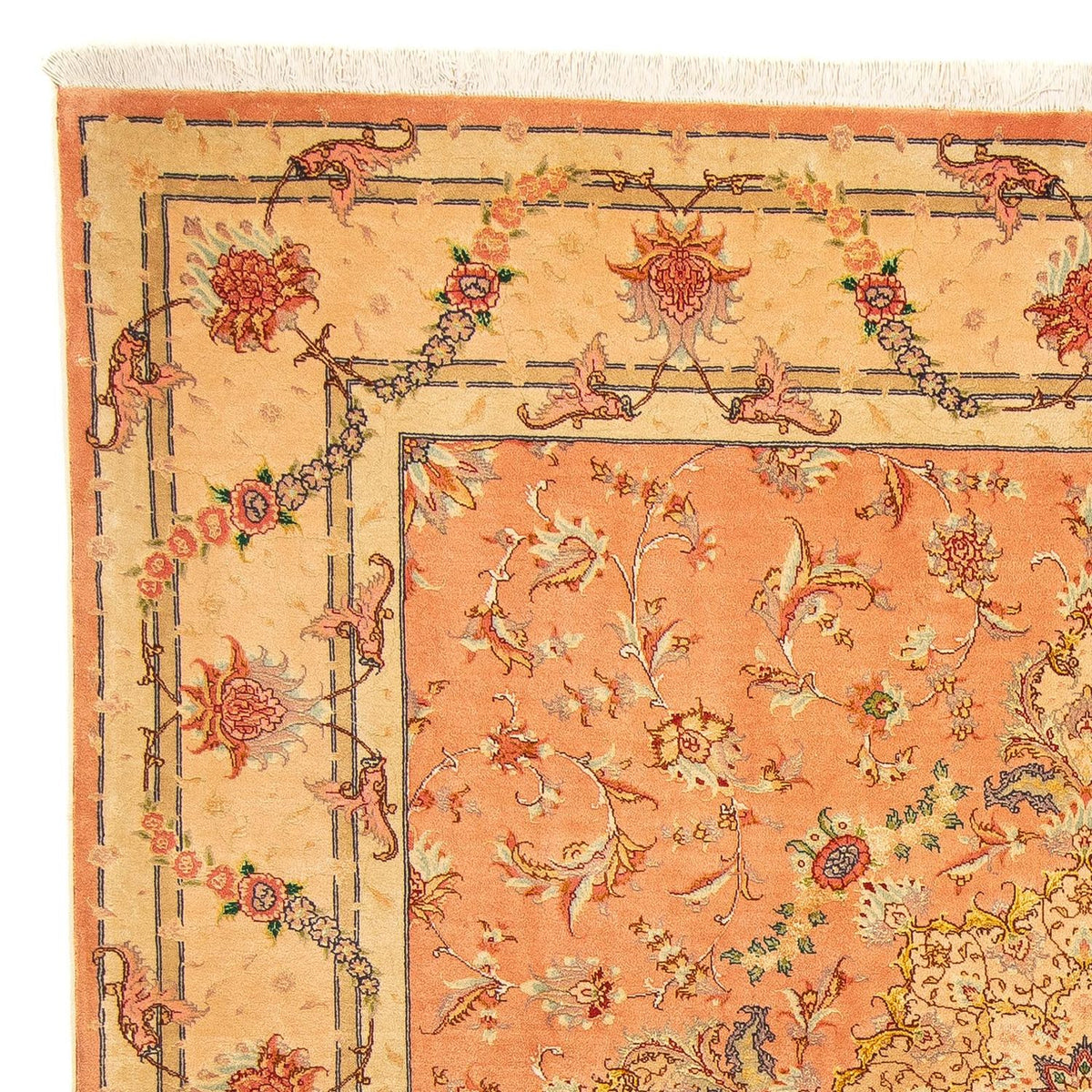 Perser Rug - Tabriz - Royal square  - 204 x 192 cm - light red