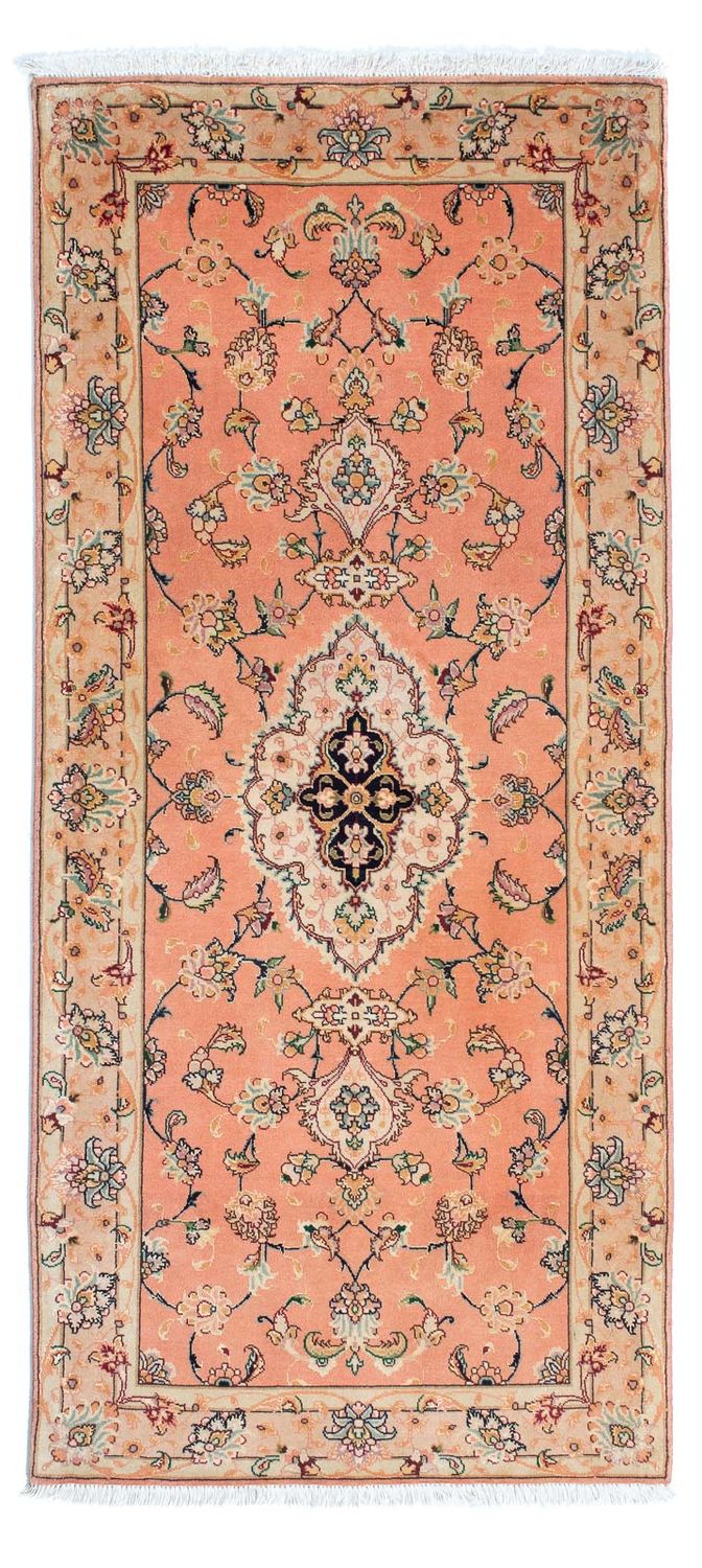 Runner Perser Rug - Tabriz - Royal - 165 x 74 cm - light red
