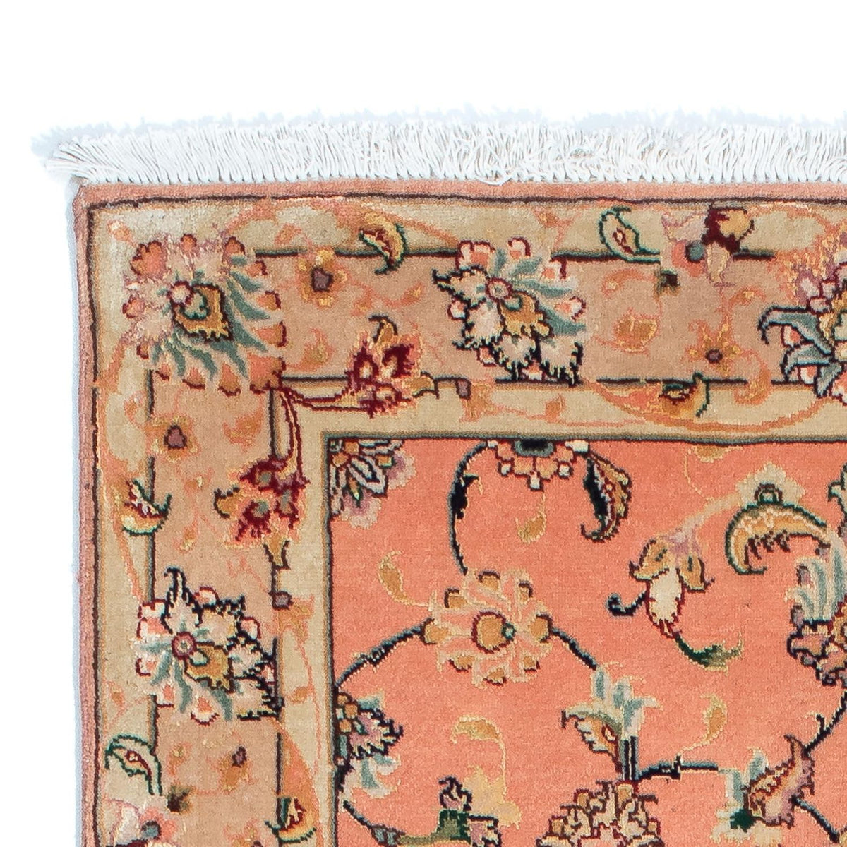 Runner Perser Rug - Tabriz - Royal - 165 x 74 cm - light red