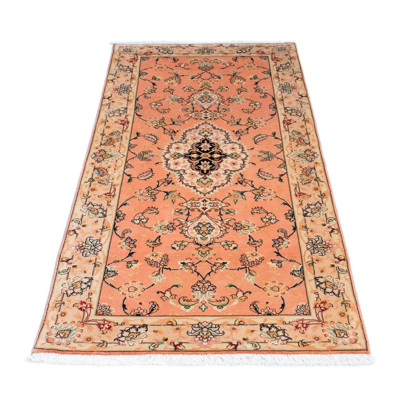 Runner Perser Rug - Tabriz - Royal - 165 x 74 cm - light red