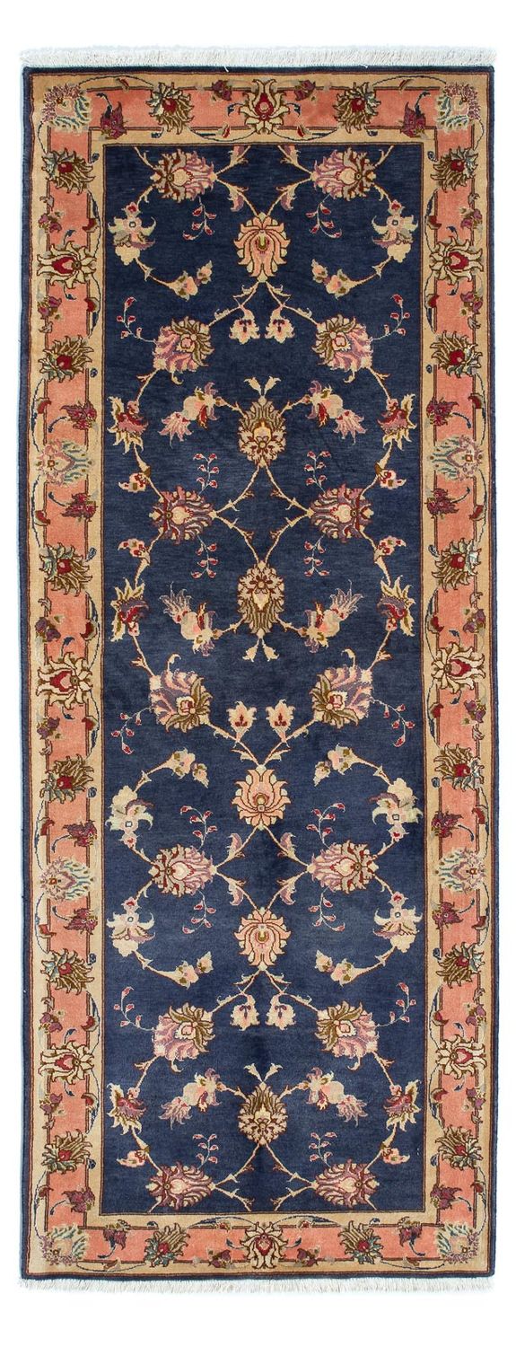 Runner Perser Rug - Tabriz - Royal - 198 x 76 cm - dark blue