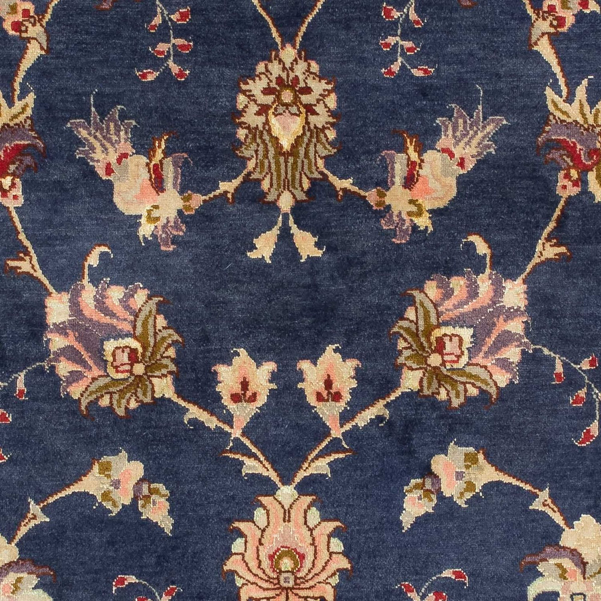 Runner Perser Rug - Tabriz - Royal - 198 x 76 cm - dark blue