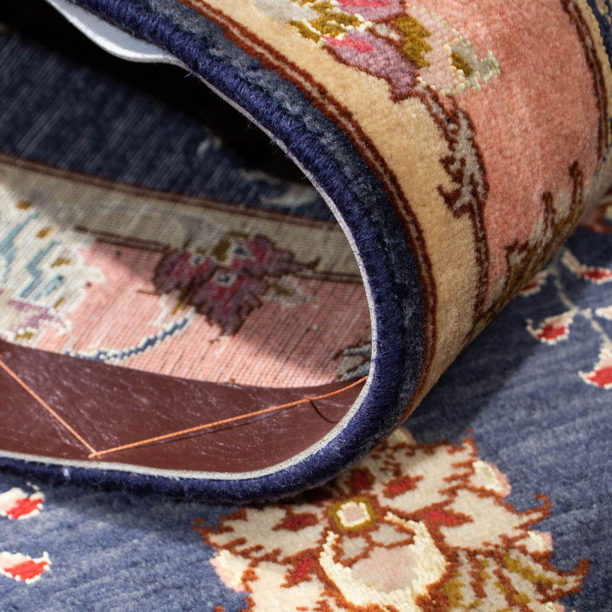 Runner Perser Rug - Tabriz - Royal - 198 x 76 cm - dark blue