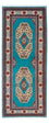 Runner Perser Rug - Tabriz - Royal - 190 x 74 cm - blue