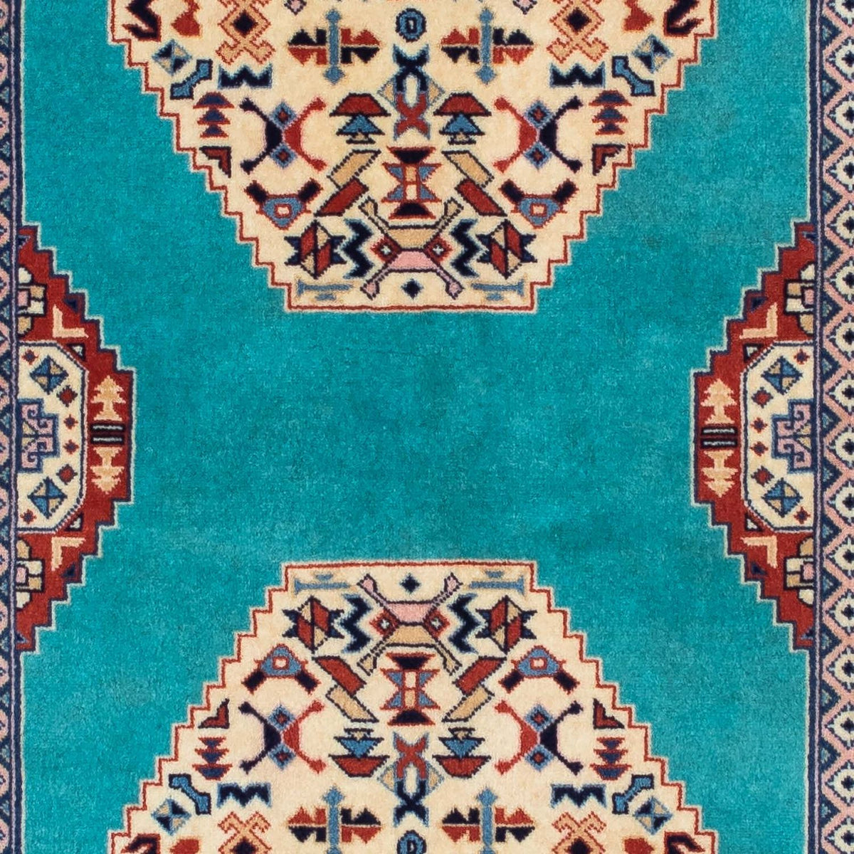 Runner Perser Rug - Tabriz - Royal - 180 x 76 cm - blue