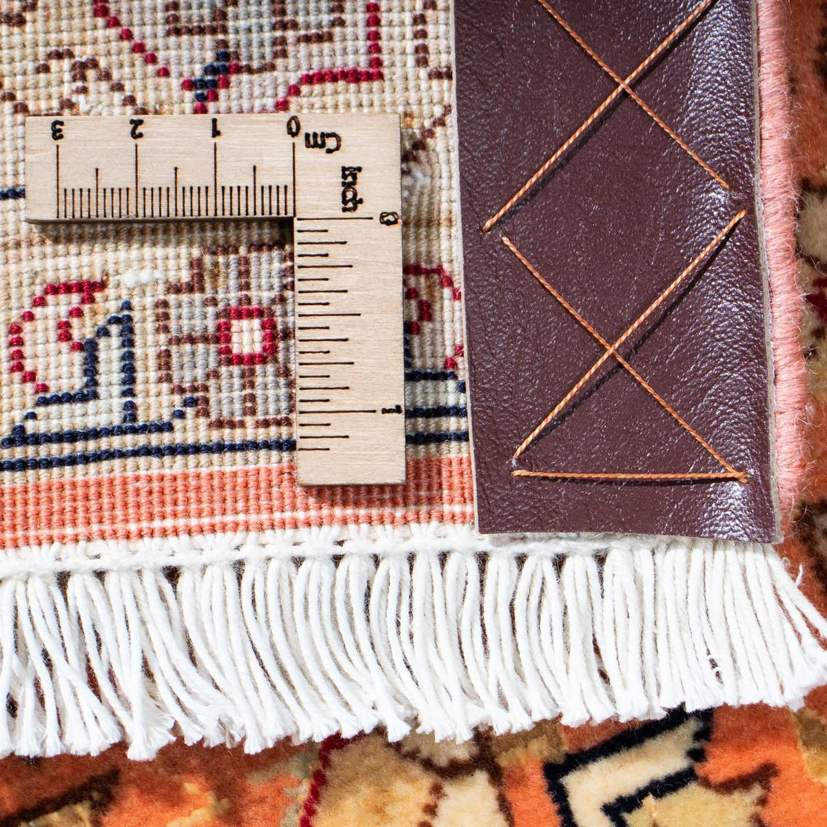 Runner Perser Rug - Tabriz - Royal - 215 x 82 cm - rust