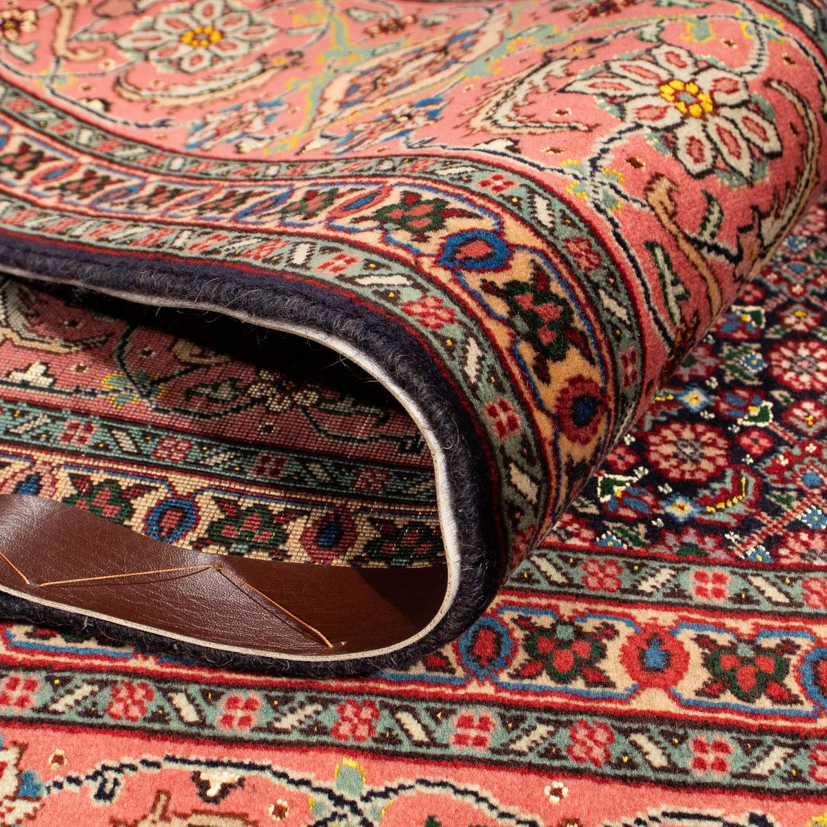 Perser Rug - Tabriz square  - 200 x 195 cm - dark blue