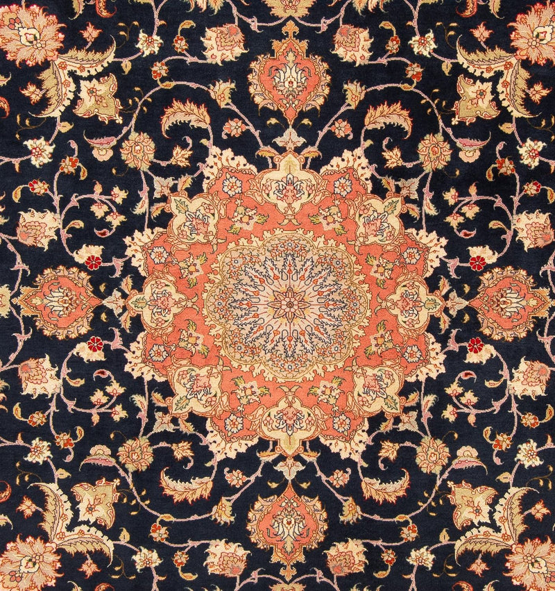 Perser Rug - Tabriz - Royal square  - 202 x 202 cm - dark blue