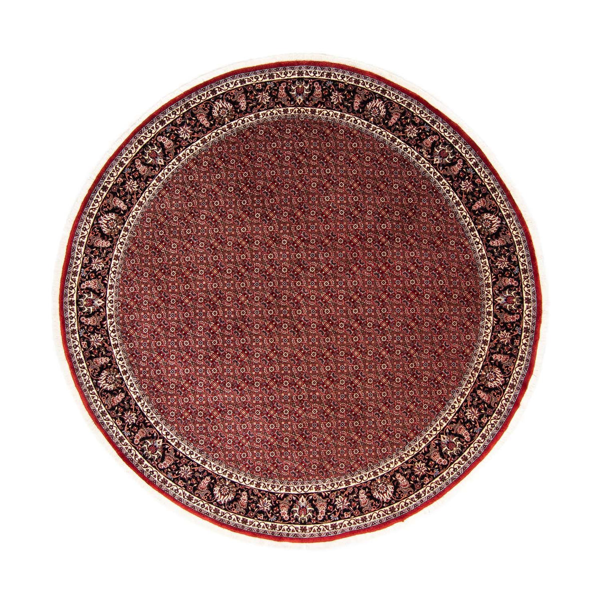 Perser Rug - Bidjar round  - 250 x 250 cm - dark red