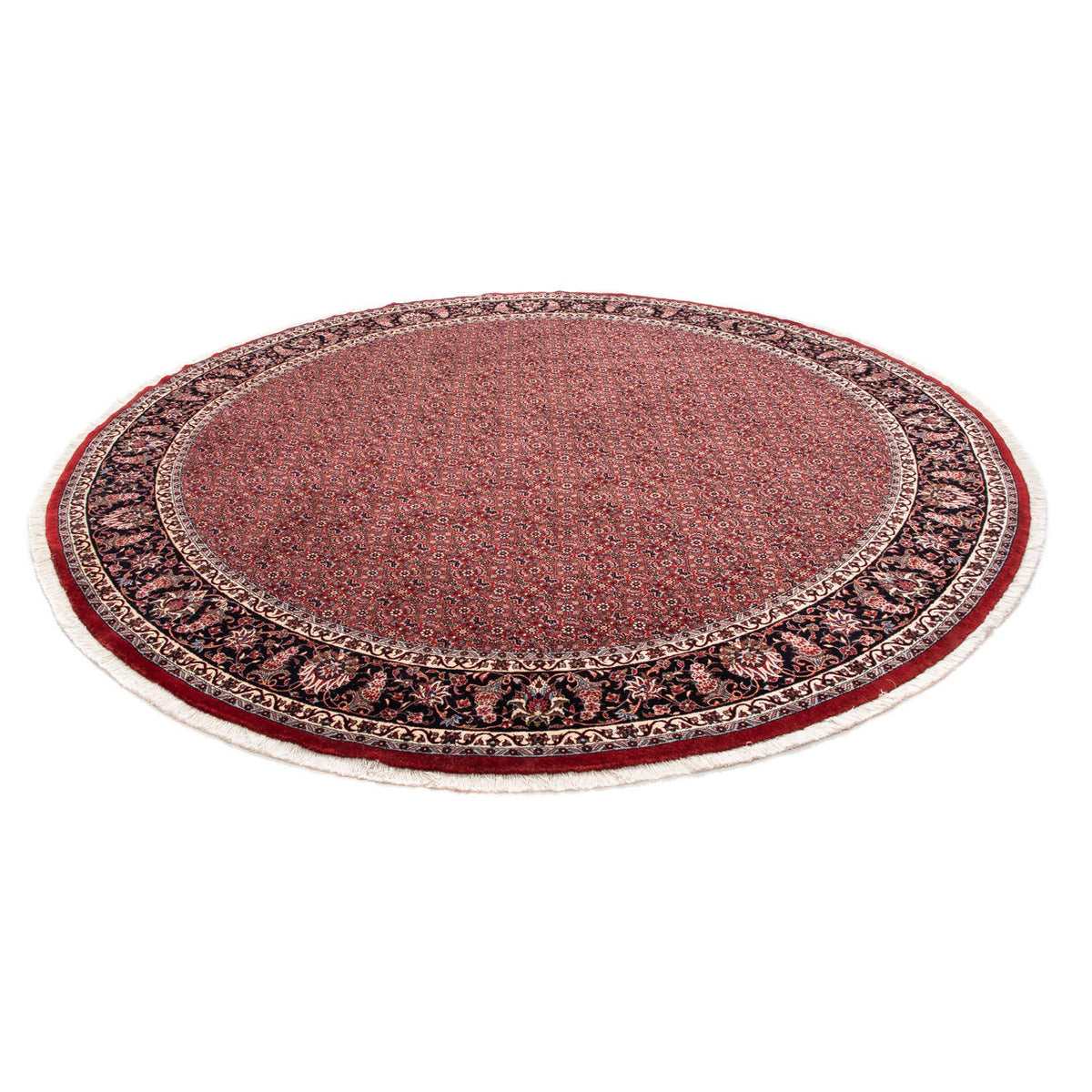 Perser Rug - Bidjar round  - 250 x 250 cm - dark red
