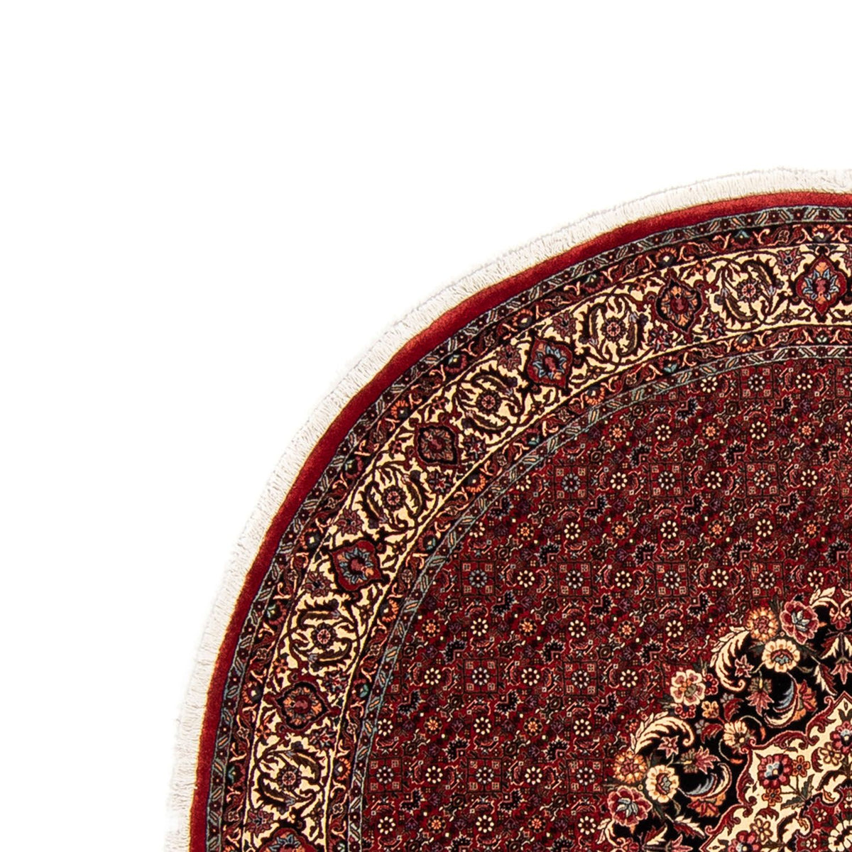 Perser Rug - Bidjar round  - 205 x 205 cm - dark red