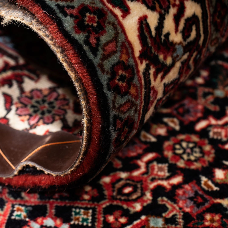 Runner Perser Rug - Bidjar - 198 x 74 cm - dark red