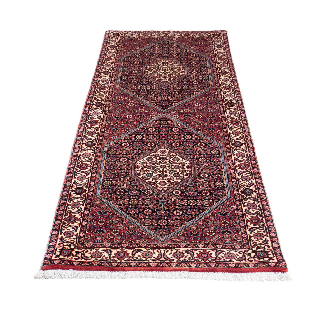 Runner Perser Rug - Bidjar - 211 x 75 cm - dark blue