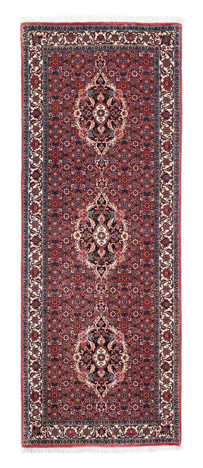 Runner Perser Rug - Bidjar - 200 x 73 cm - red