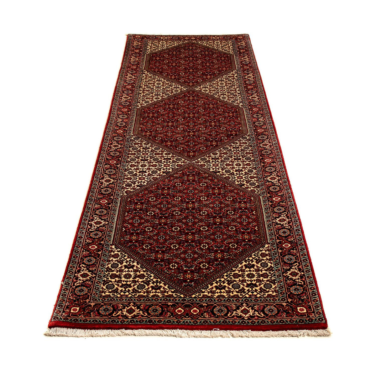 Runner Perser Rug - Bidjar - 303 x 84 cm - multicolored