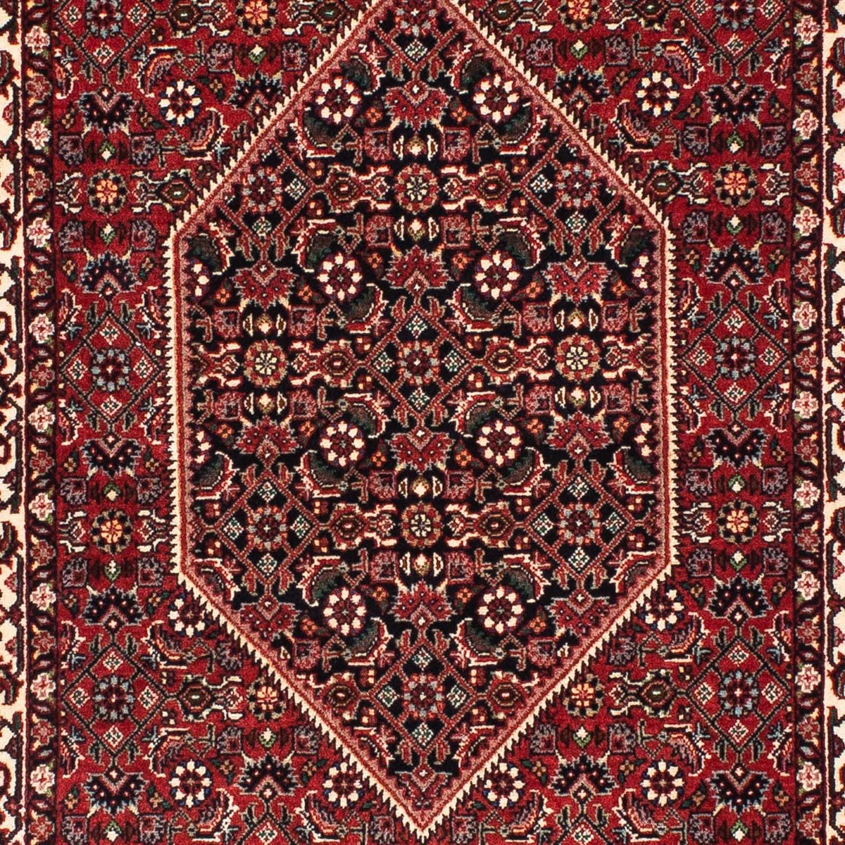 Runner Perser Rug - Bidjar - 203 x 73 cm - dark red