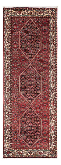 Runner Perser Rug - Bidjar - 200 x 74 cm - dark red