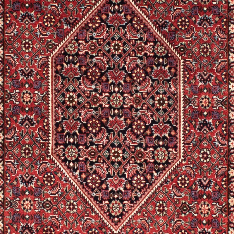 Runner Perser Rug - Bidjar - 200 x 74 cm - dark red