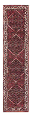 Runner Perser Rug - Bidjar - 350 x 83 cm - dark red