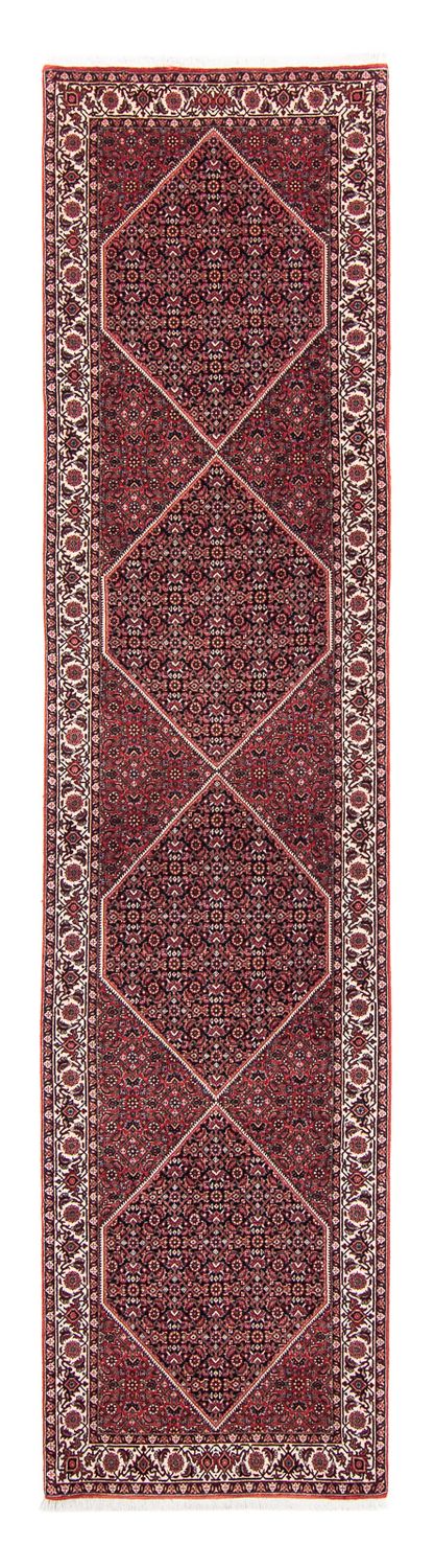 Runner Perser Rug - Bidjar - 350 x 83 cm - dark red